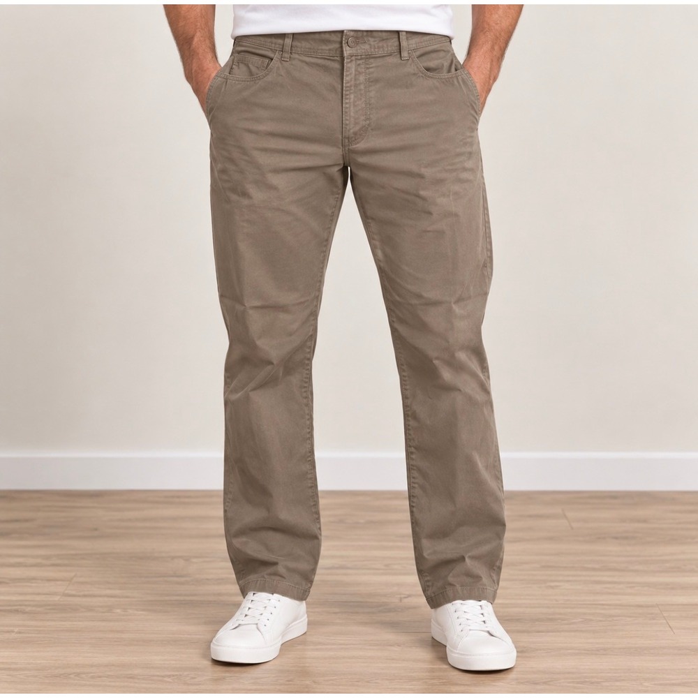Columbia Regular Fit Pants 38x32 Brown Good Straight Leg Casual Outdoor Trousers